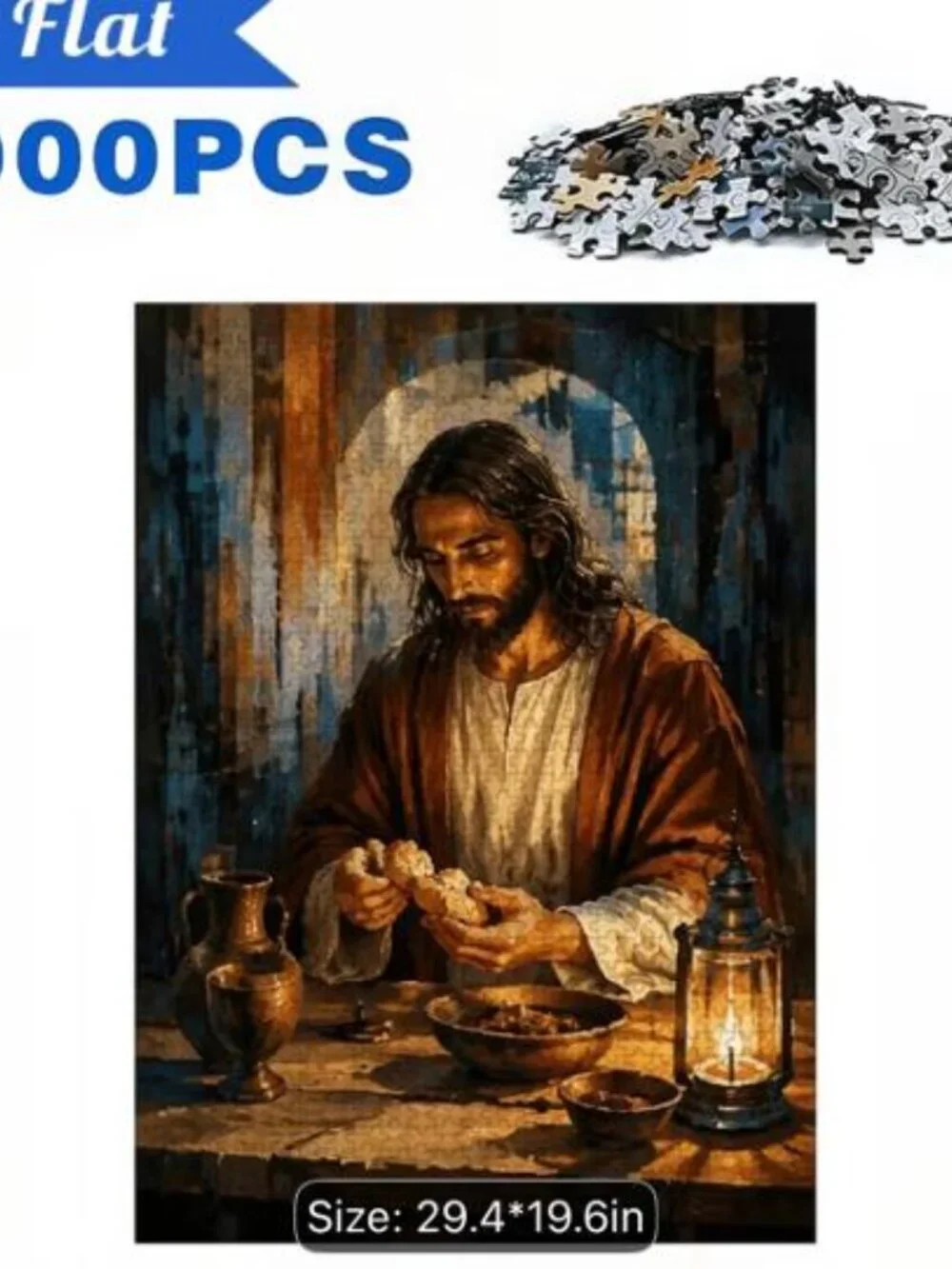 1000pcs Christ Jigsaw Puzzle Suitable for Family Fun, Christian